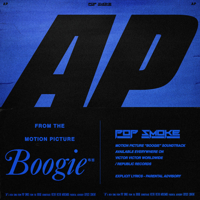 کاور آهنگ AP (Music from the film Boogie) (Original Soundtrack) از Pop Smoke