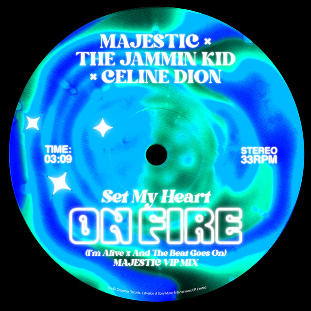 کاور آهنگ Set My Heart On Fire (I'm Alive x And The Beat Goes On) - Majestic VIP Mix از Majestic, Céline Dion, The Jammin Kid