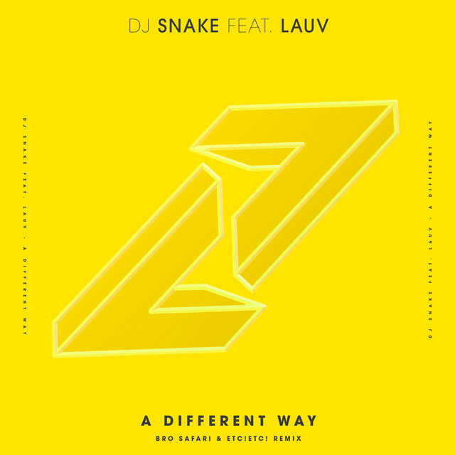 کاور آهنگ A Different Way - Bro Safari & ETC!ETC! Remix از DJ Snake, Lauv, ETC!ETC!, Bro Safari