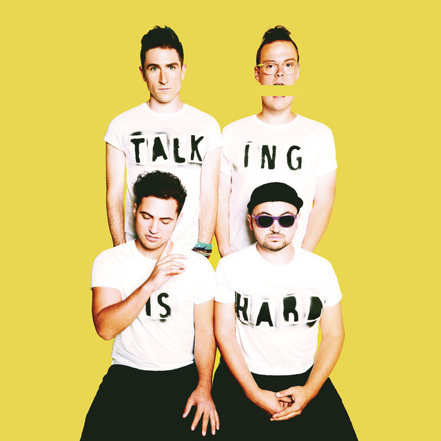کاور آلبوم TALKING IS HARD از WALK THE MOON