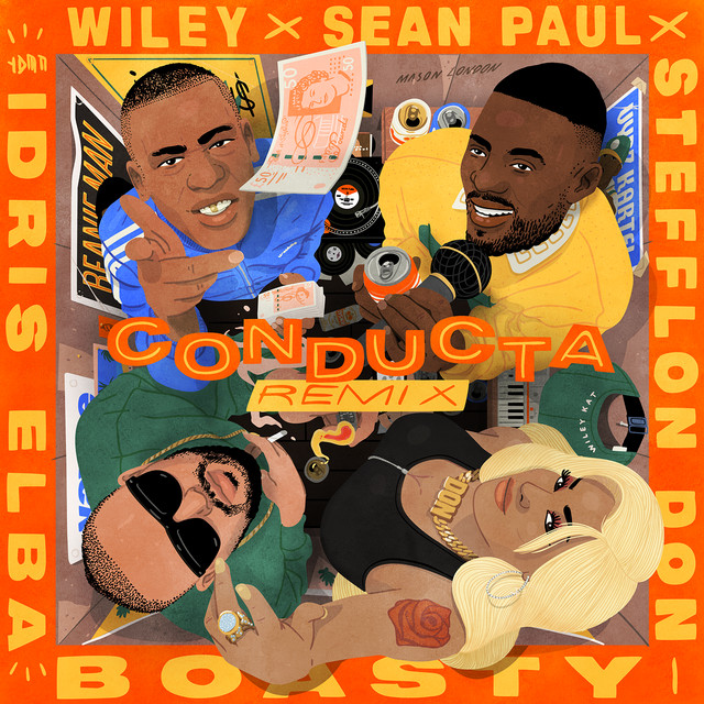 کاور آلبوم Boasty (Conducta Remix) از Sean Paul, Stefflon Don, Idris Elba, Wiley
