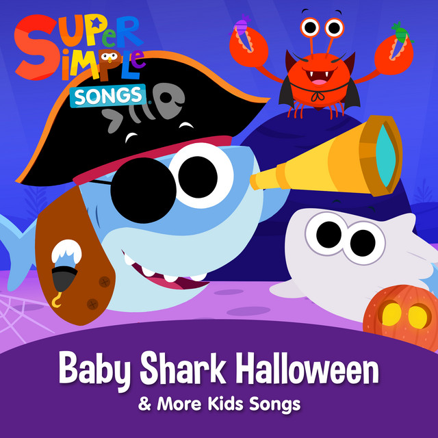 کاور آلبوم Baby Shark Halloween & More Kids Halloween Songs از Super Simple Songs