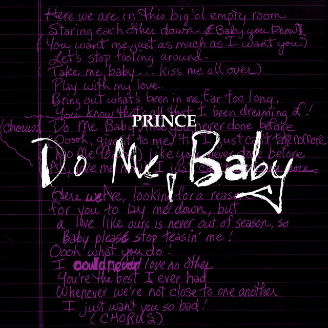 کاور آهنگ Do Me, Baby - Demo از Prince