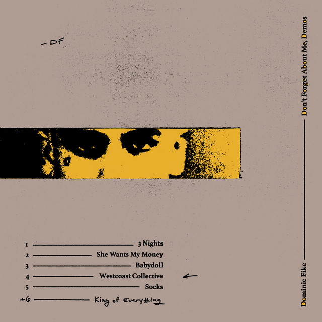 کاور آلبوم Don't Forget About Me, Demos از Dominic Fike
