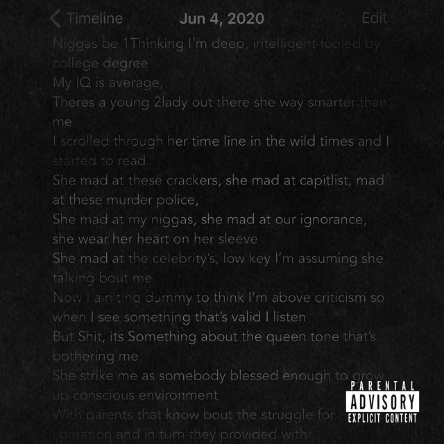 کاور آهنگ Snow On Tha Bluff از J. Cole