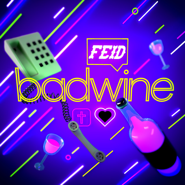 کاور آهنگ badwine از Feid
