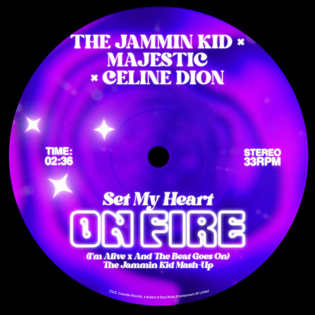 کاور آلبوم Set My Heart On Fire (I'm Alive x And The Beat Goes On) [The Jammin Kid Mash-Up] از Majestic, Céline Dion, The Jammin Kid