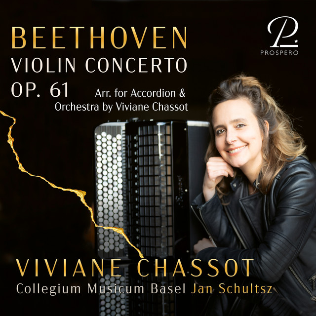 کاور آلبوم Beethoven: Violin Concerto in D Major, Op. 61 (Arr. for Accordion by Viviane Chassot) از Ludwig van Beethoven, Viviane Chassot