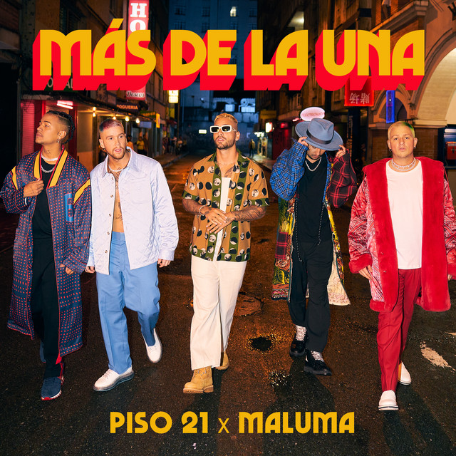 کاور آهنگ Más De La Una از Maluma, Piso 21
