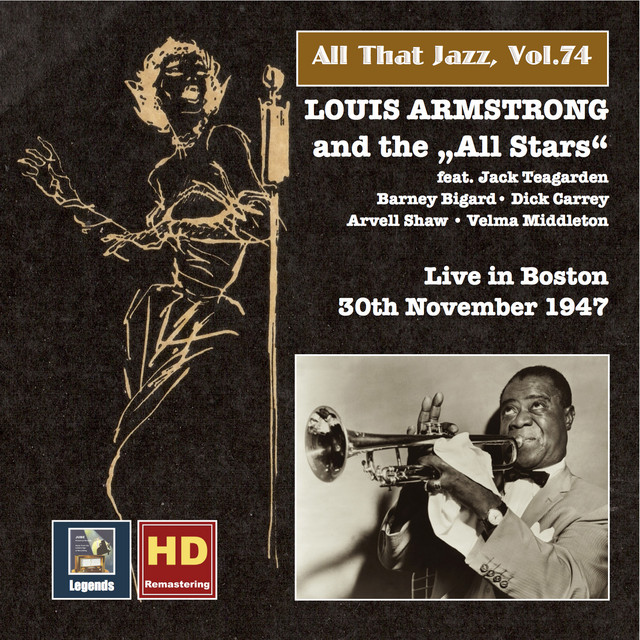کاور آلبوم All That Jazz, Vol. 74: Louis Armstrong and the "All Stars" Live in Boston (Remastered 2016) از Louis Armstrong