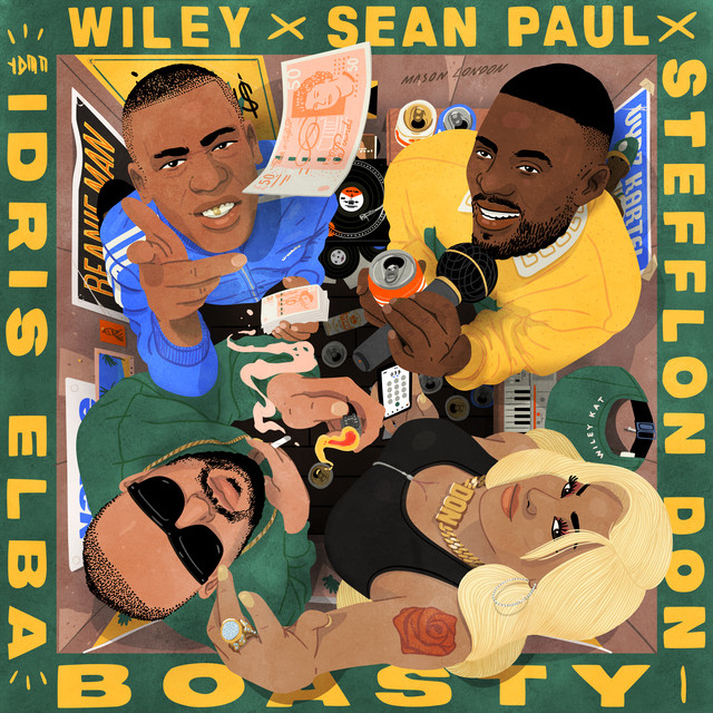 کاور آهنگ Boasty از Sean Paul, Stefflon Don, Idris Elba, Wiley