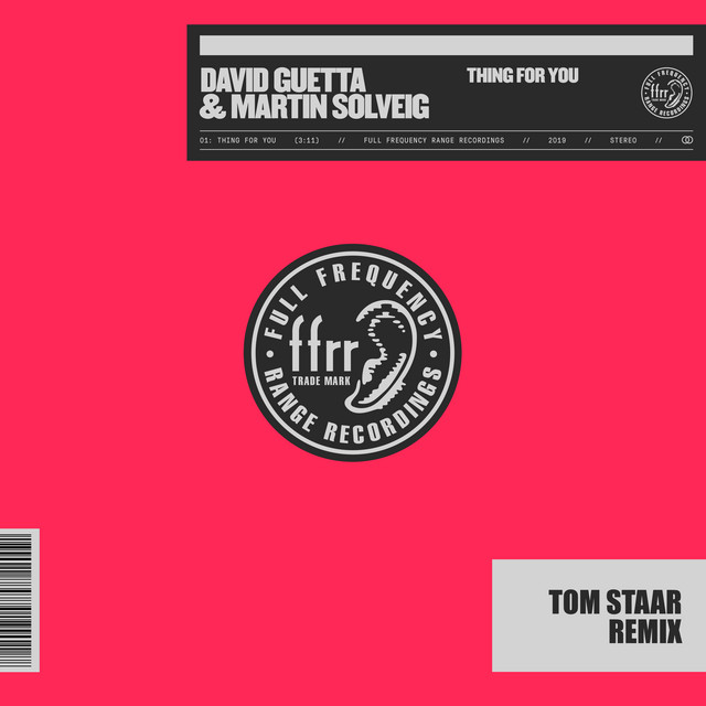 کاور آهنگ Thing for You - Tom Staar Remix از David Guetta, Tom Staar, Martin Solveig