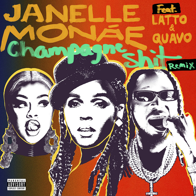 کاور آهنگ Champagne S%!t (feat. Latto & Quavo) - Remix از Quavo, Latto, Janelle Monae