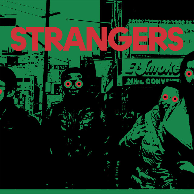 کاور آلبوم Strangers (feat. A$AP Rocky and Run The Jewels) از A$AP Rocky, Black Thought, Danger Mouse