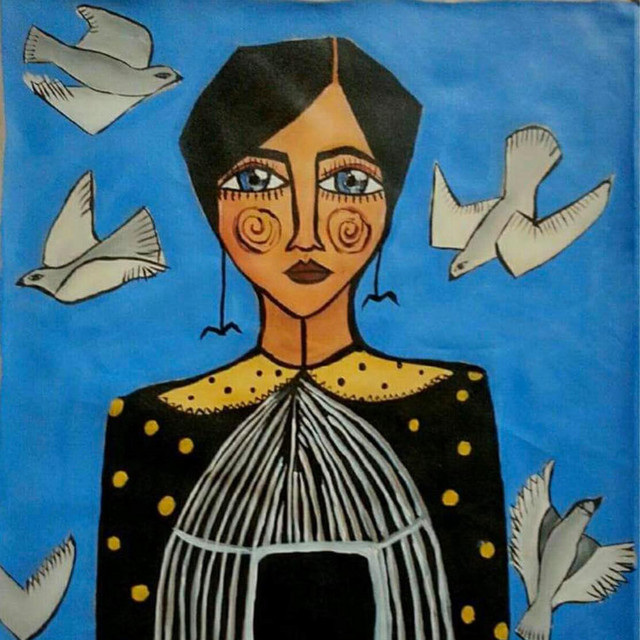 کاور آهنگ CAGED BIRDS SING از Saint Levant