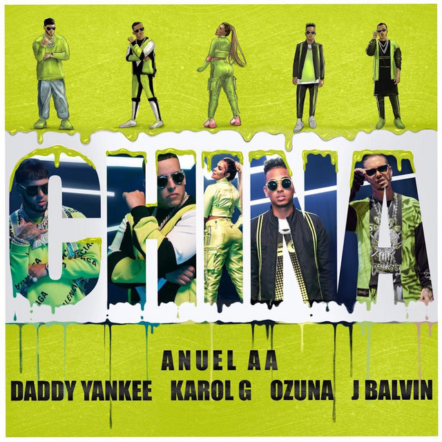 کاور آهنگ China از J Balvin, Daddy Yankee, Ozuna, Anuel AA, KAROL G