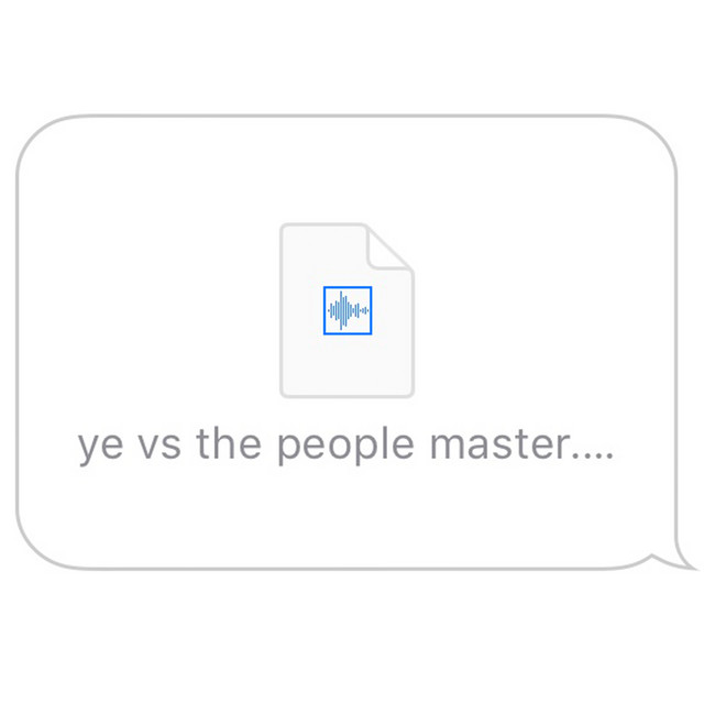 کاور آهنگ Ye vs. the People (starring TI as the People) از Kanye West