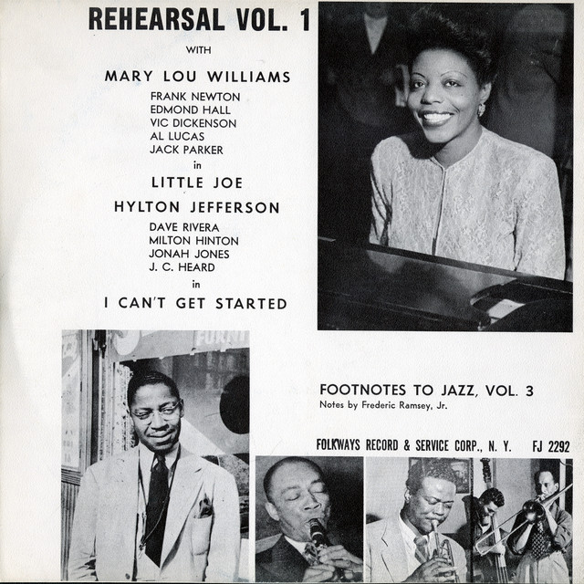 کاور آلبوم Footnotes to Jazz, Vol. 3: Rehearsal Vol. 1 از Mary Lou Williams