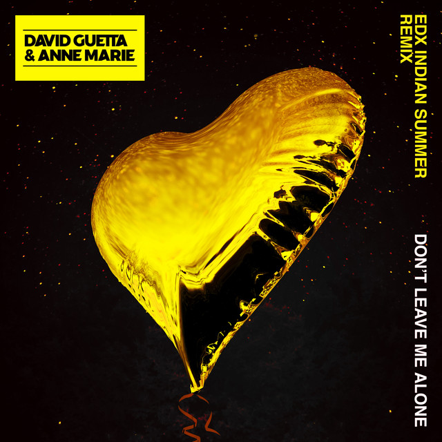 کاور آلبوم Don't Leave Me Alone (feat. Anne-Marie) [EDX's Indian Summer Remix] از David Guetta, EDX