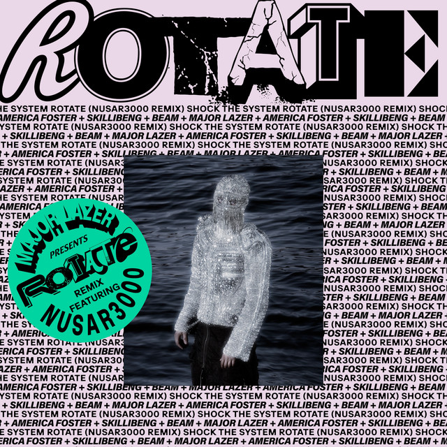 کاور آلبوم RoTATe wiTh aMeRiCa FOsTeR, sKiLLiBeNg aNd bEAM (Nussar3000 Remix) از Major Lazer, Skillibeng, BEAM