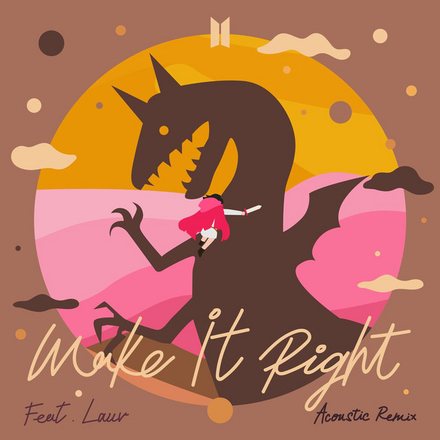 کاور آهنگ Make It Right (feat. Lauv) (Acoustic Remix) از Lauv, BTS