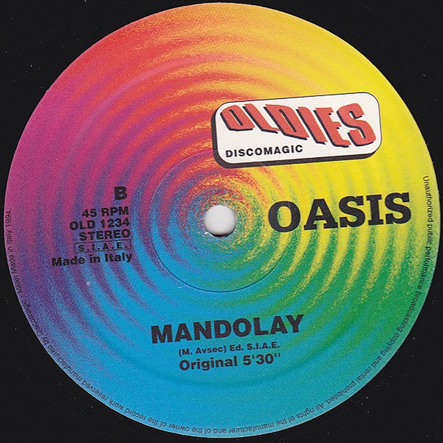 کاور آهنگ Mandolay از Oasis