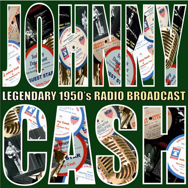 کاور آلبوم Legendary 1950's Radio Broadcasts از Johnny Cash