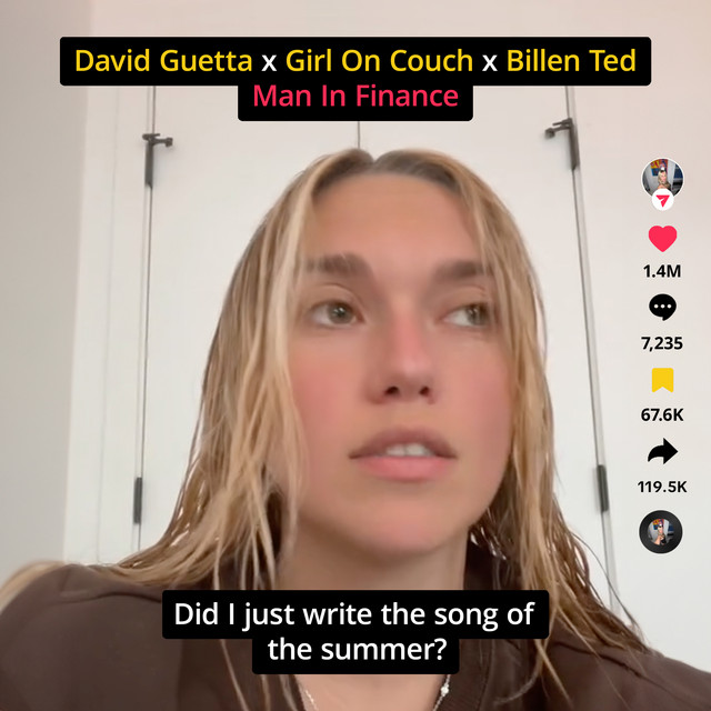 کاور آهنگ Man In Finance (with David Guetta) از David Guetta, Billen Ted, Girl On Couch