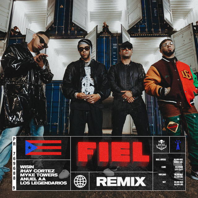 کاور آهنگ Fiel - Remix از Myke Towers, Anuel AA, Wisin, JHAYCO, Los Legendarios