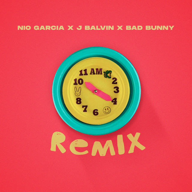 کاور آهنگ AM Remix از Bad Bunny, J Balvin, Nio Garcia