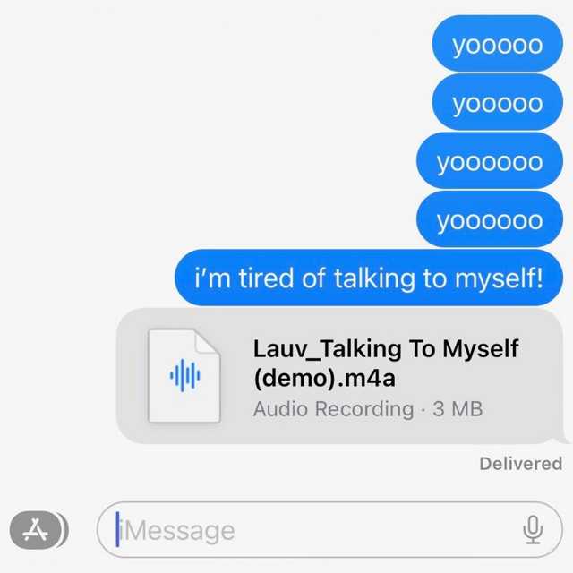 کاور آهنگ Talking To Myself - demo از Lauv
