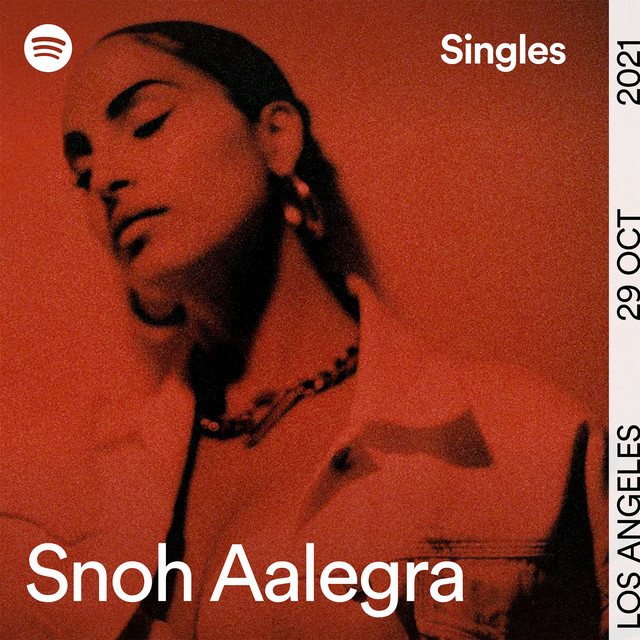 کاور آلبوم Spotify Singles از Snoh Aalegra