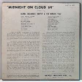 کاور آلبوم Midnight On Cloud 69 از George Shearing Quintet