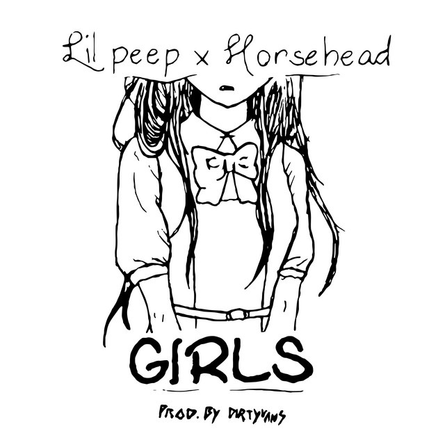 کاور آهنگ girls از Lil Peep, Horse Head