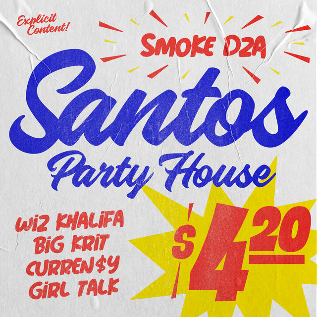 کاور آلبوم Santos Party House از Wiz Khalifa, Curren$y, Smoke DZA