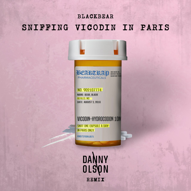 کاور آهنگ sniffing vicodin in paris (Danny Olson Remix) [feat. Danny Olson] از blackbear, Danny Olson