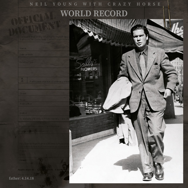 کاور آلبوم World Record از Neil Young, Crazy Horse