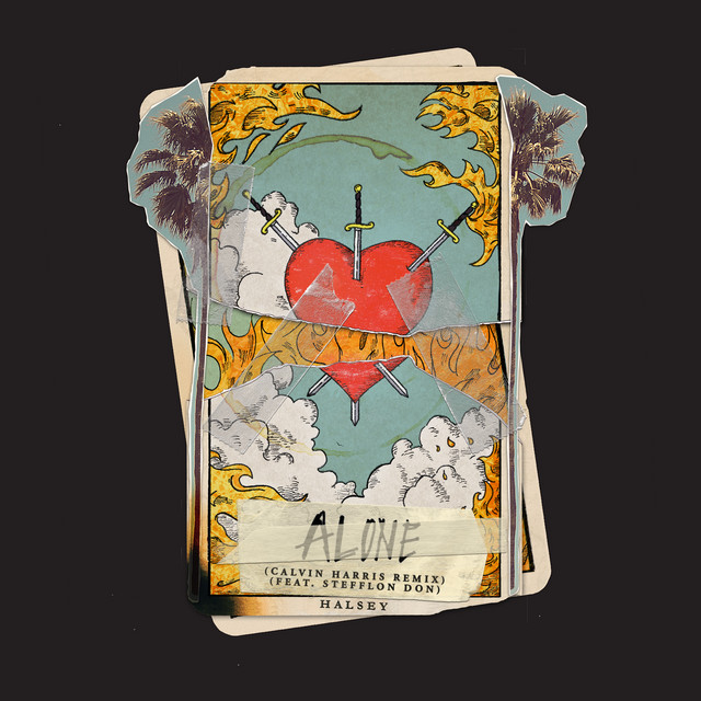 کاور آهنگ Alone (Calvin Harris Remix) (Feat. Stefflon Don) از Halsey, Calvin Harris, Stefflon Don