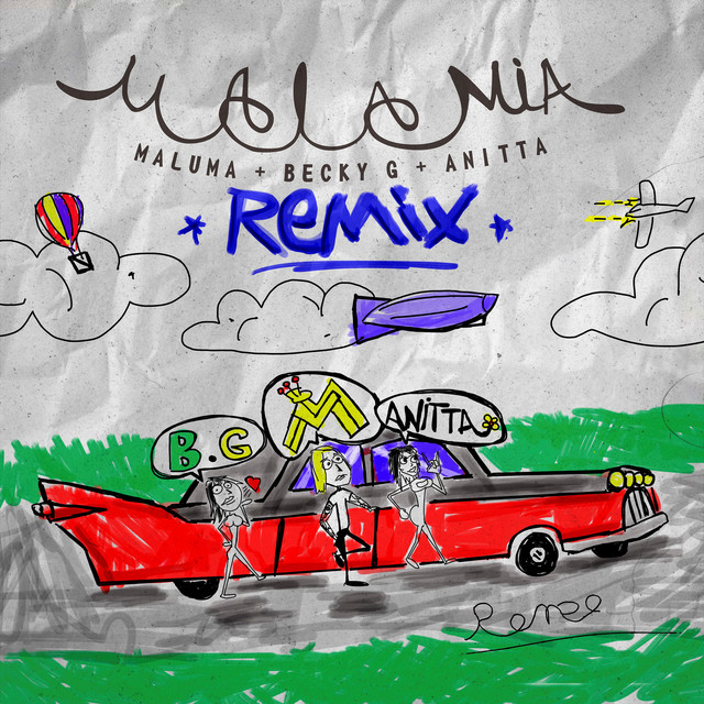 کاور آهنگ Mala Mía - Remix از Maluma, Anitta, Becky G