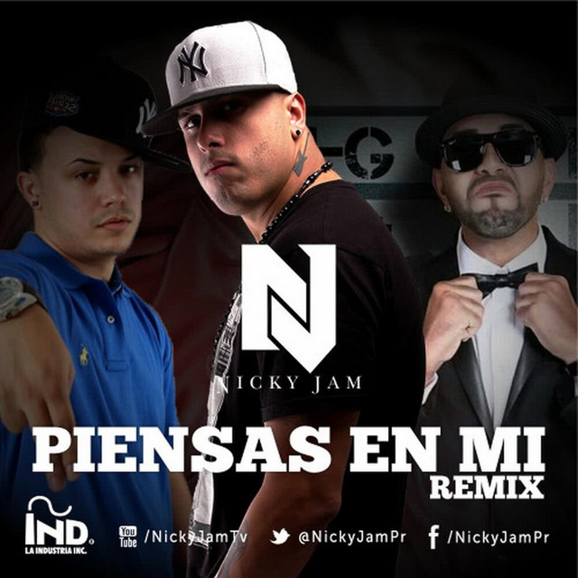 کاور آهنگ Piensas en Mi (Remix) از Nicky Jam, Jory Boy, Luigi 21 Plus, Yelsid