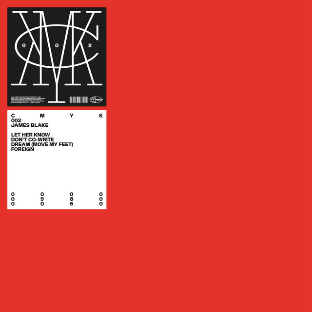 کاور آلبوم CMYK 002 از James Blake