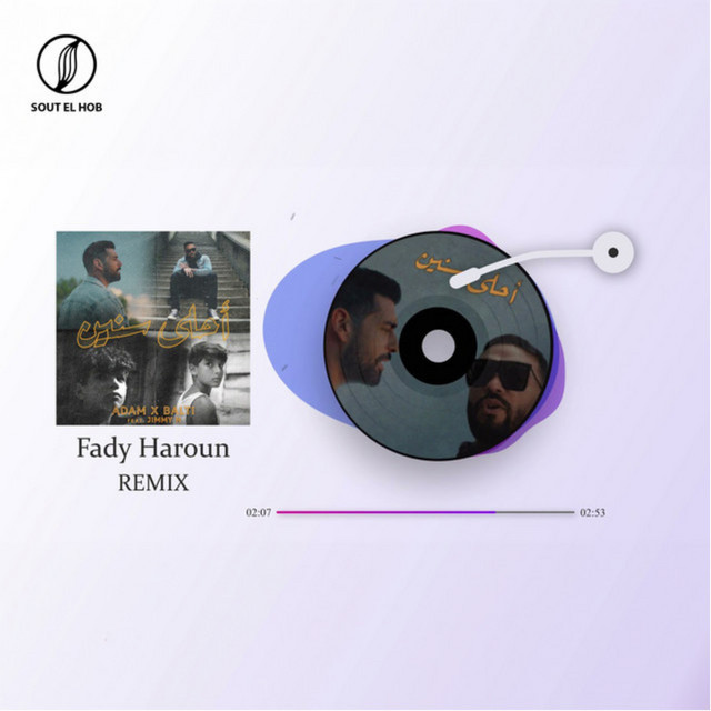 کاور آهنگ Ahla Snin (feat. Jimmy H.) - Fady Haroun Remix از Balti, Fady Haroun, Adam, Jimmy H.
