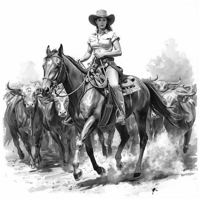 کاور آهنگ She's A Cowboy از Lorn Doiron