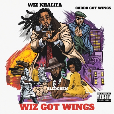 کاور آلبوم Wiz Got Wings از Wiz Khalifa, Sledgren