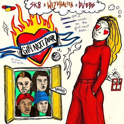 کاور آلبوم Girl Next Door (feat. Wiz Khalifa, DVBBS) از Wiz Khalifa, DVBBS, SK8