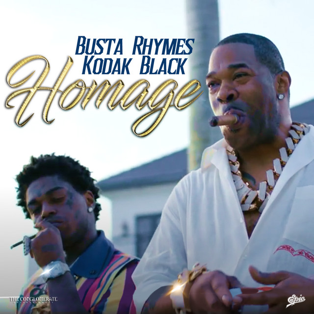 کاور آلبوم HOMAGE (feat. Kodak Black) از Kodak Black, Busta Rhymes