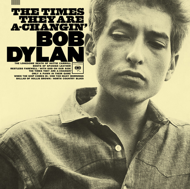 کاور آلبوم The Times They Are A-Changin' از Bob Dylan