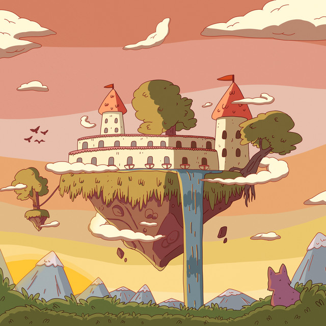 کاور آهنگ Floating Castle از Purrple Cat, Bcalm
