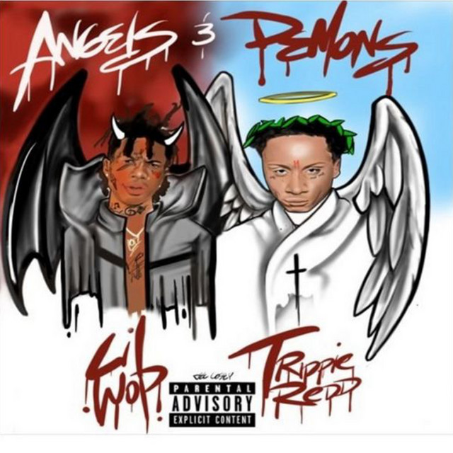 کاور آلبوم Angels & Demons از Trippie Redd, Lil Wop