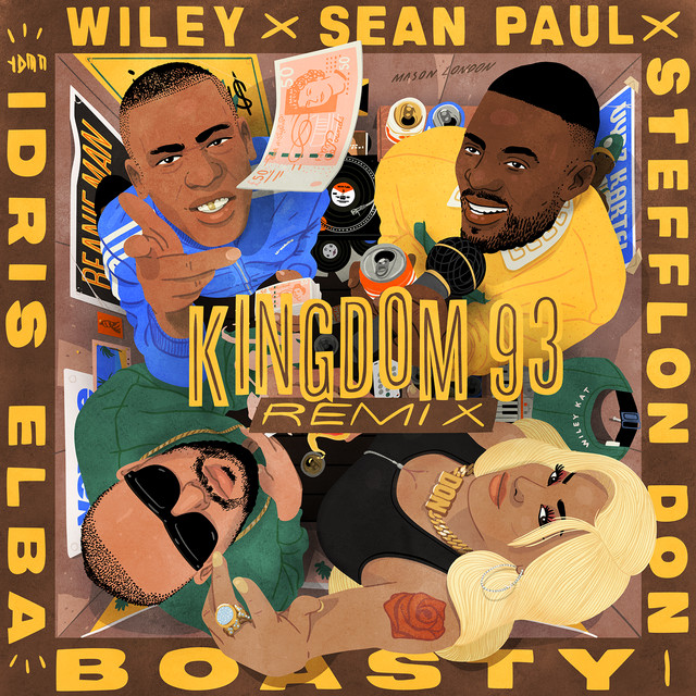 کاور آلبوم Boasty (Kingdom 93 Remix) از Sean Paul, Stefflon Don, Idris Elba, Wiley